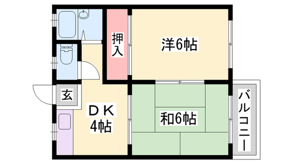 土山駅 徒歩7分 2階の物件間取画像